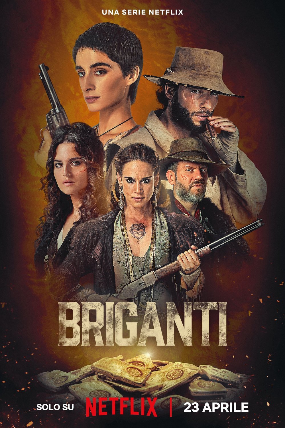 L'affiche originale du film Brigands: The Quest for Gold en italien